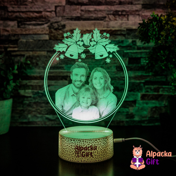 Lampă 3D - Glob cu Fotografie [6]