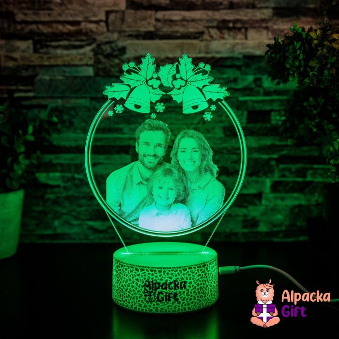 Lampă 3D - Glob cu Fotografie [2]