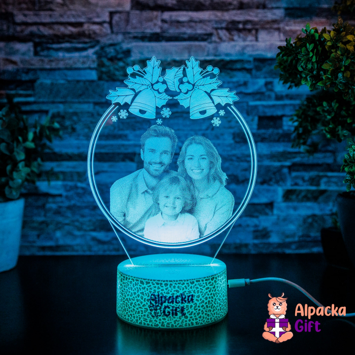 Lampă 3D - Glob cu Fotografie [7]