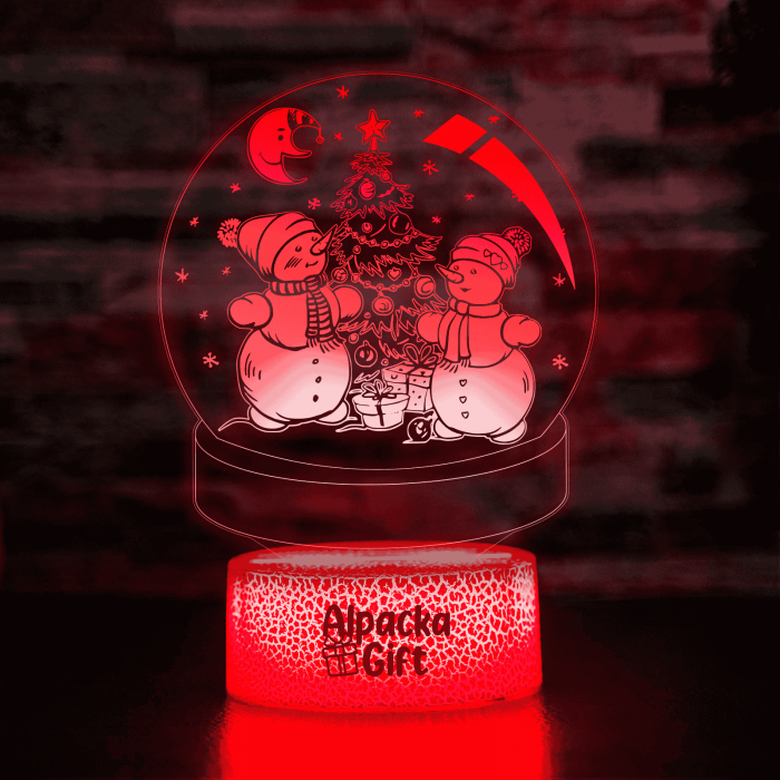Lampa 3D Glob de Craciun [2]