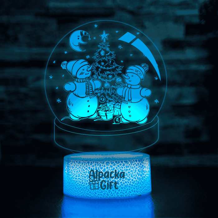 Lampa 3D Glob de Craciun [3]