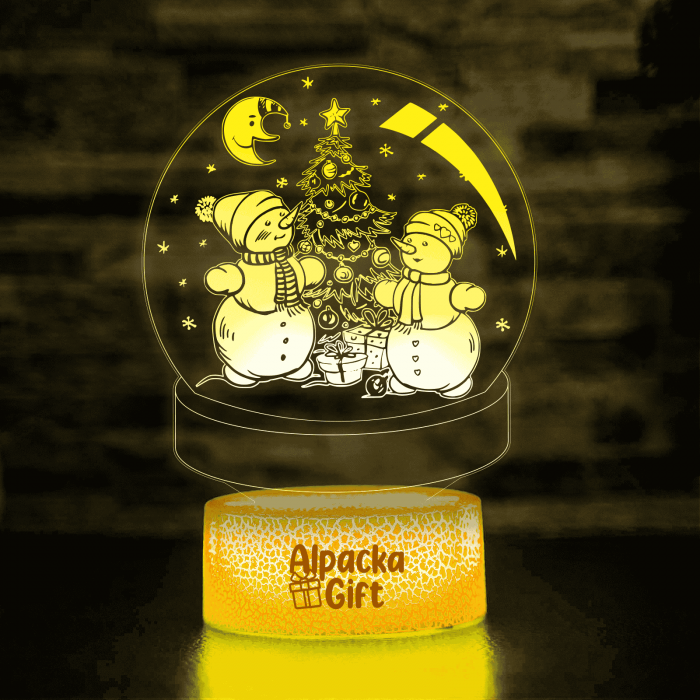 Lampa 3D Glob de Craciun [4]