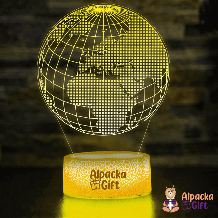 Lampă 3D Glob Pământesc [4]