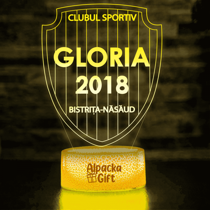 Lampa 3D - Gloria Bistrița [1]
