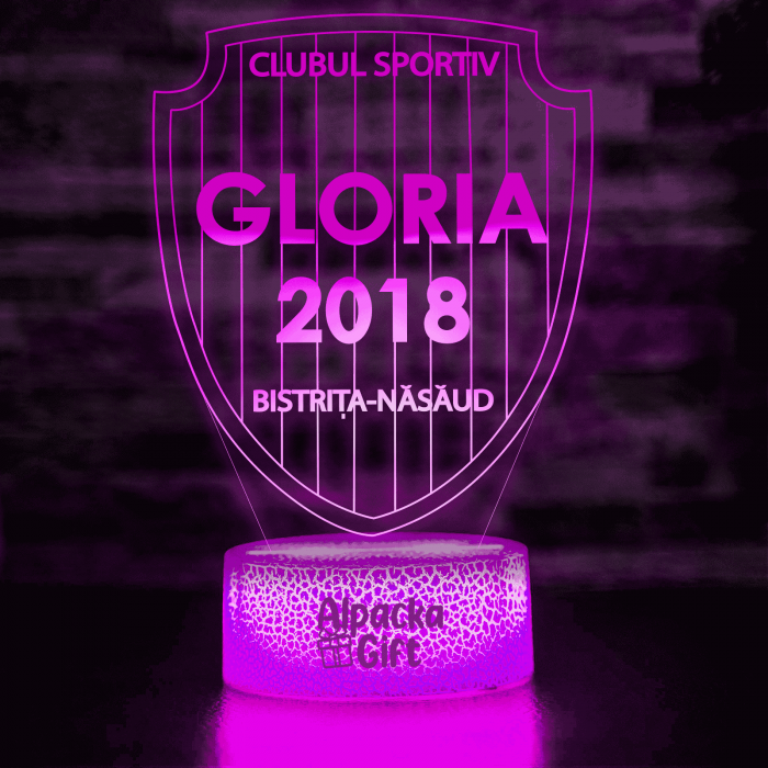 Lampa 3D - Gloria Bistrița [2]