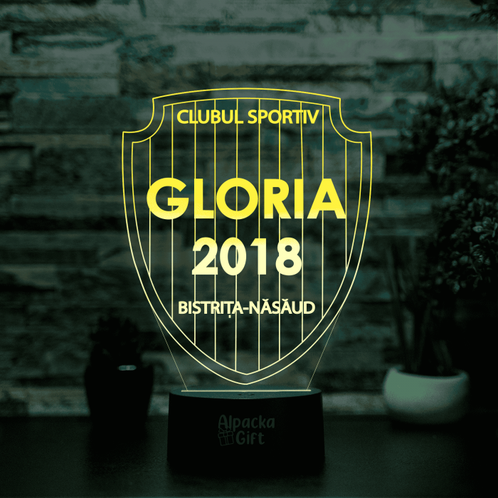 Lampa 3D - Gloria Bistrița [2]