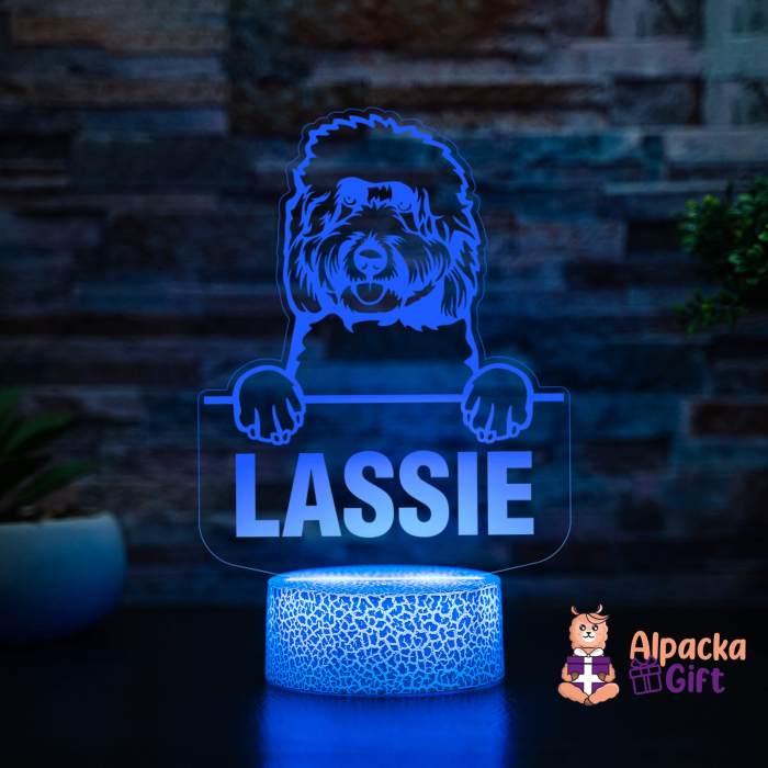 Lampă 3D - Goldendoodle [2]