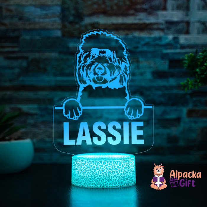 Lampă 3D - Goldendoodle [5]