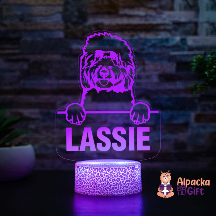 Lampă 3D - Goldendoodle [3]