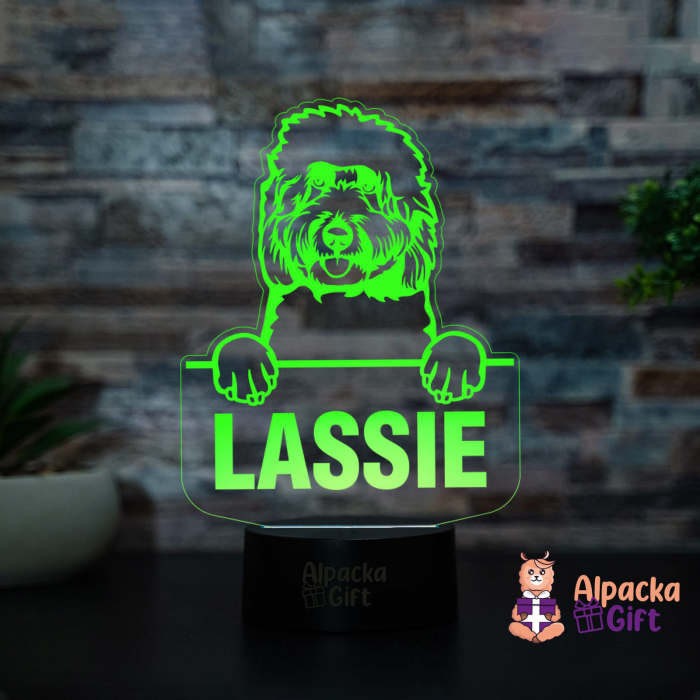 Lampă 3D - Goldendoodle [3]