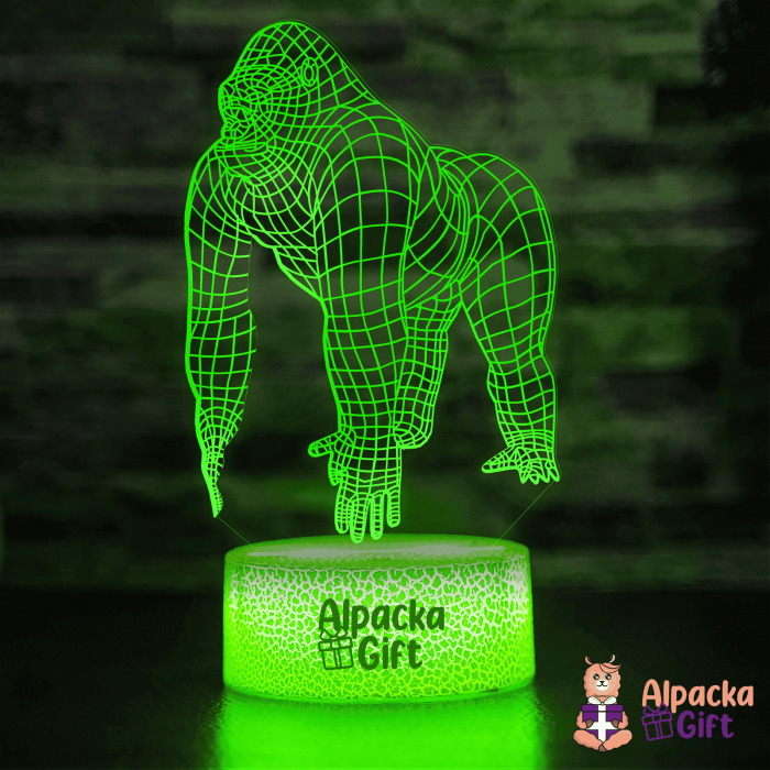 Lampă 3D - Gorilă [2]