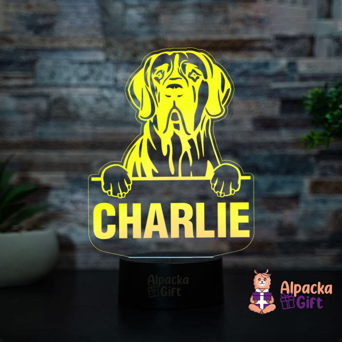 Lampă 3D -Great Dane [3]