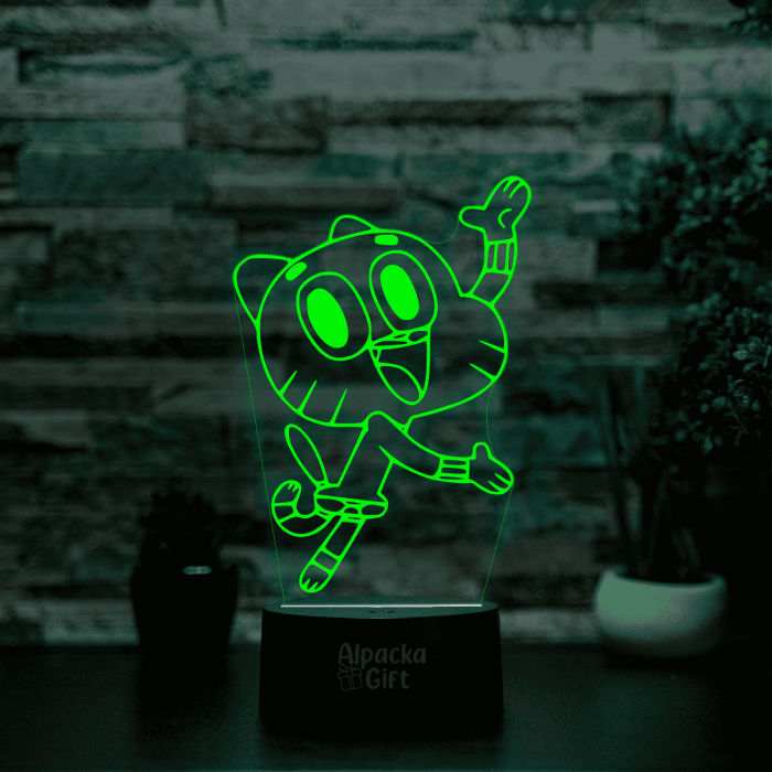 Lampă 3D - Gumball [5]