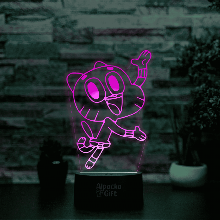 Lampă 3D - Gumball [4]