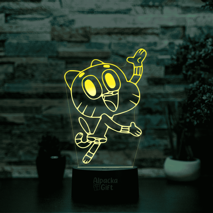 Lampă 3D - Gumball [2]