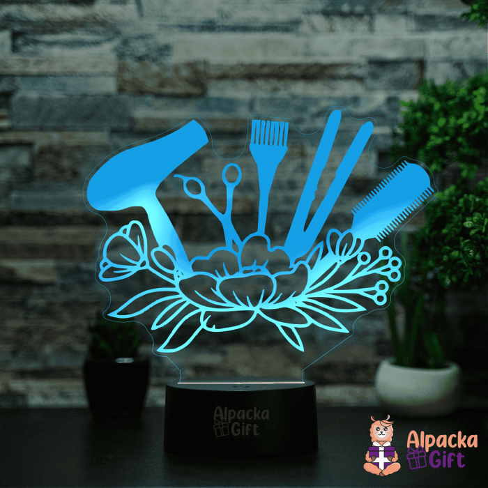 Lampă 3D - Coafor [5]