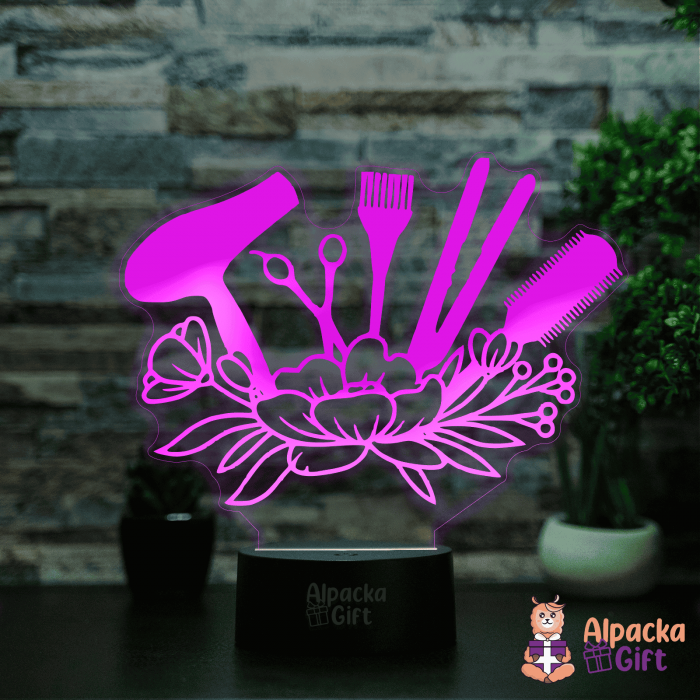 Lampă 3D - Coafor [3]