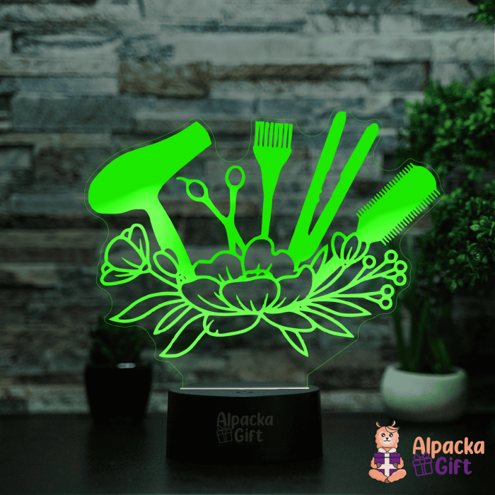 Lampă 3D - Coafor [2]