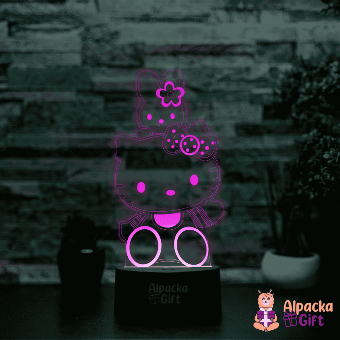 Lampă 3D - Hello Kitty 2 [3]