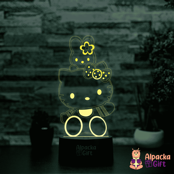 Lampă 3D - Hello Kitty 2 [2]