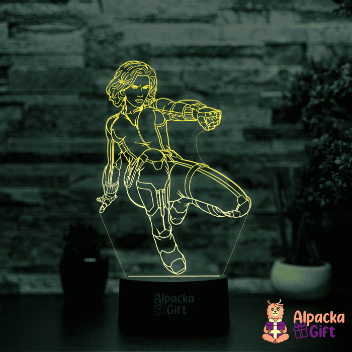 Lampă 3D - Natasha Romanoff [2]