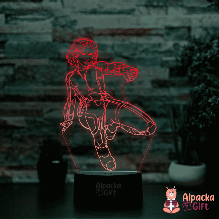 Lampă 3D - Natasha Romanoff [4]