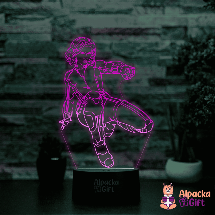 Lampă 3D - Natasha Romanoff [3]