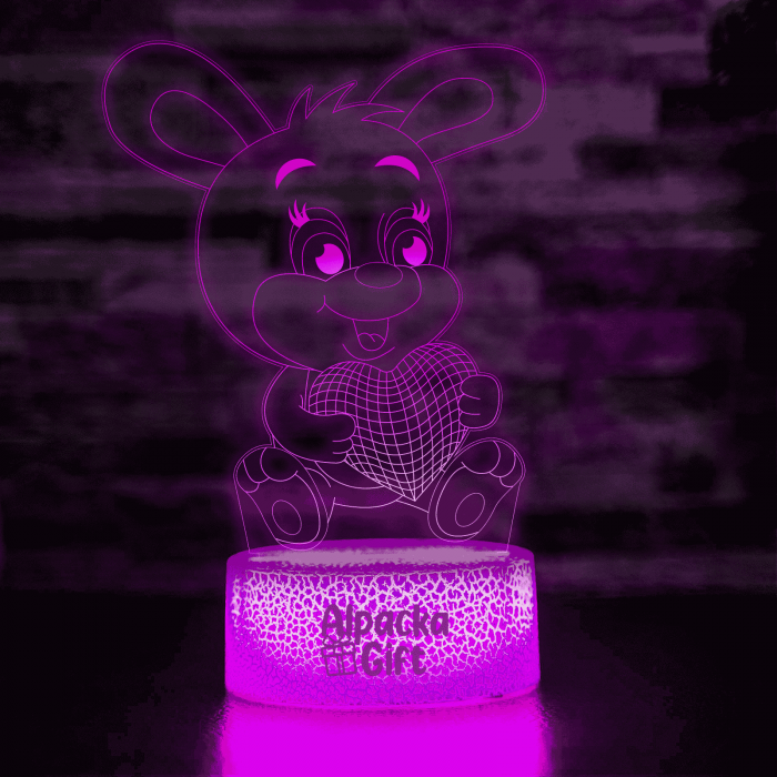Lampă 3D Iepuraș [3]
