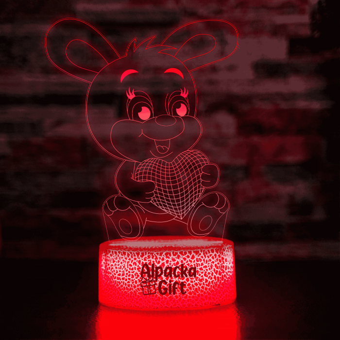 Lampă 3D Iepuraș [4]