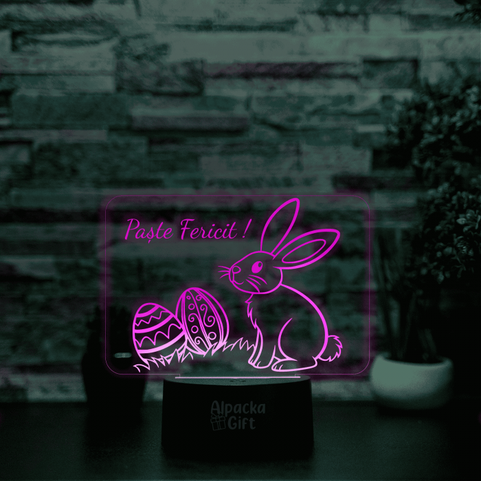 Lampă 3D - Iepuraș de Paște 2 [4]