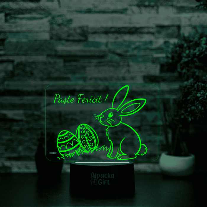 Lampă 3D - Iepuraș de Paște 2 [5]