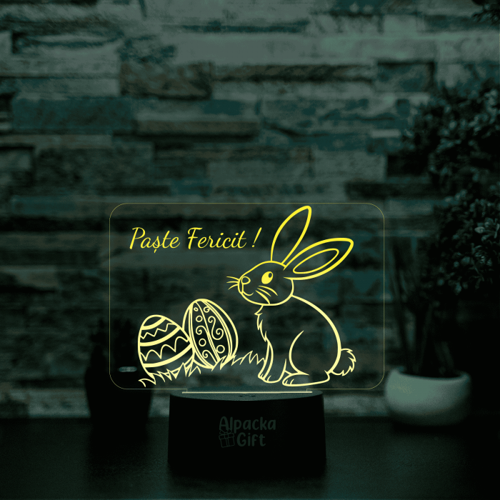 Lampă 3D - Iepuraș de Paște 2 [3]