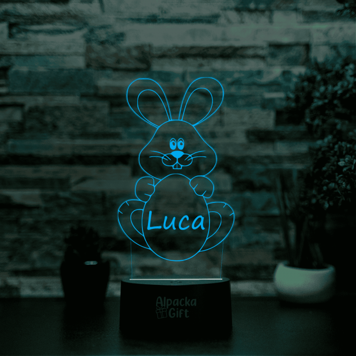 Lampă 3D - Iepuraș de Paște 3 [2]