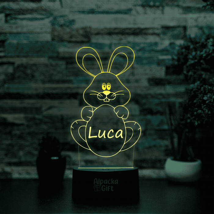 Lampă 3D - Iepuraș de Paște 3 [3]