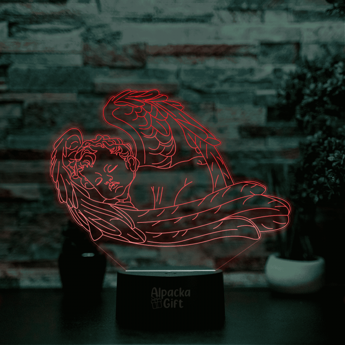 Lampă 3D Îngeraș Dormind [4]