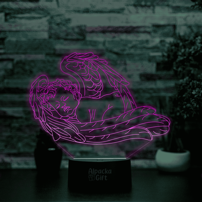 Lampă 3D Îngeraș Dormind [3]