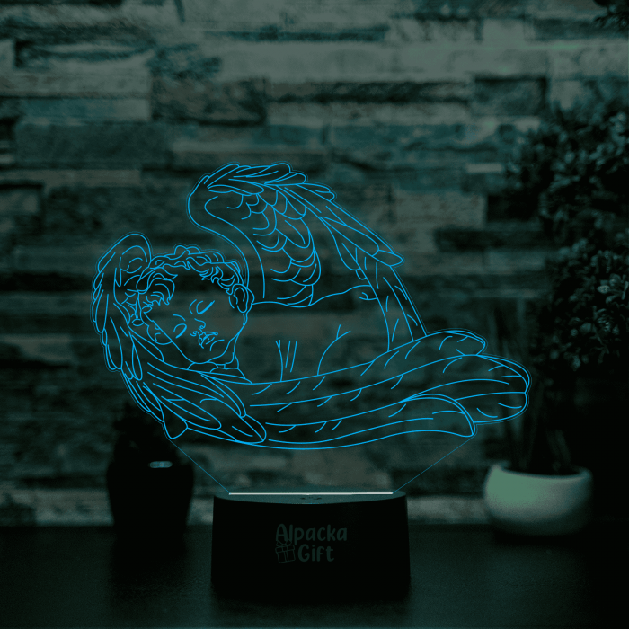 Lampă 3D Îngeraș Dormind [2]