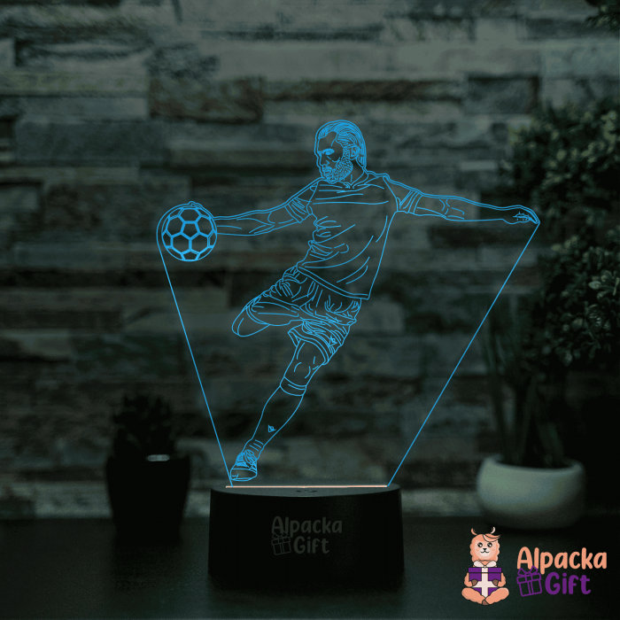 Lampă 3D Jucător de Fotbal [5]