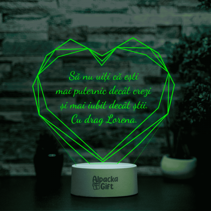 Lampă 3D - Inimă 5 [5]