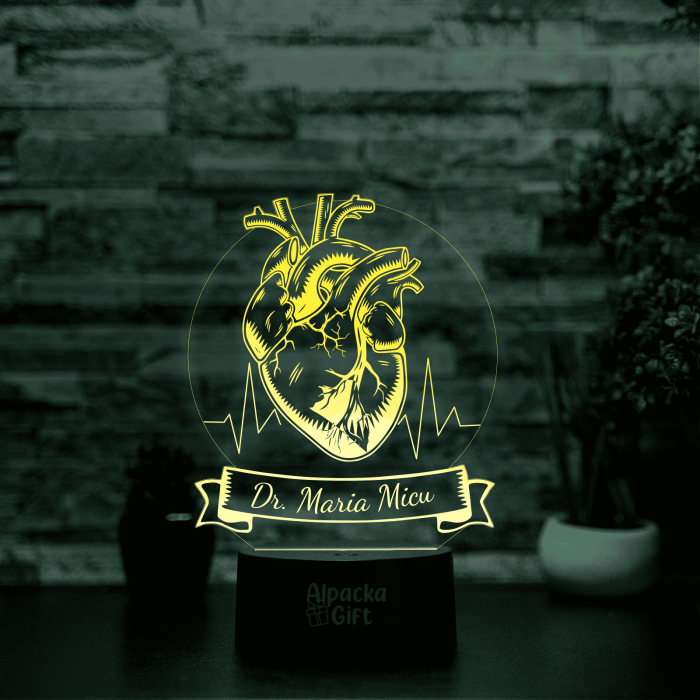 Lampă 3D - Inimă Doctor [2]