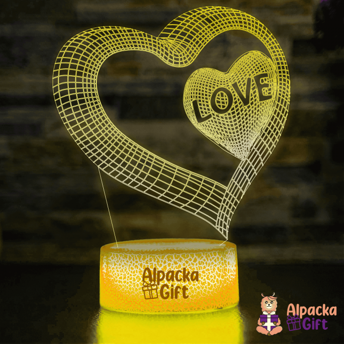 Lampă 3D Inimă LOVE 3 [4]
