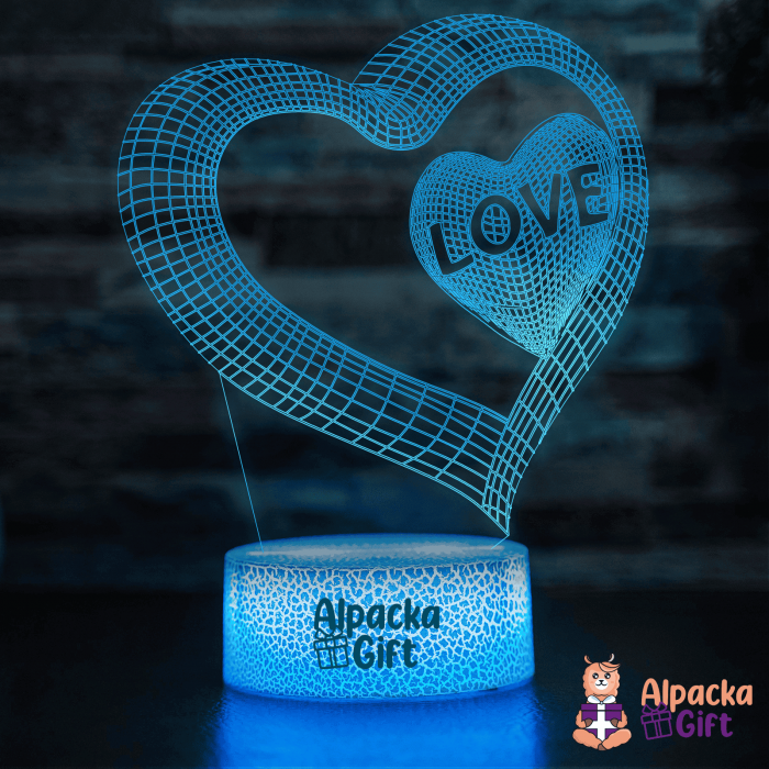 Lampă 3D Inimă LOVE 3 [5]