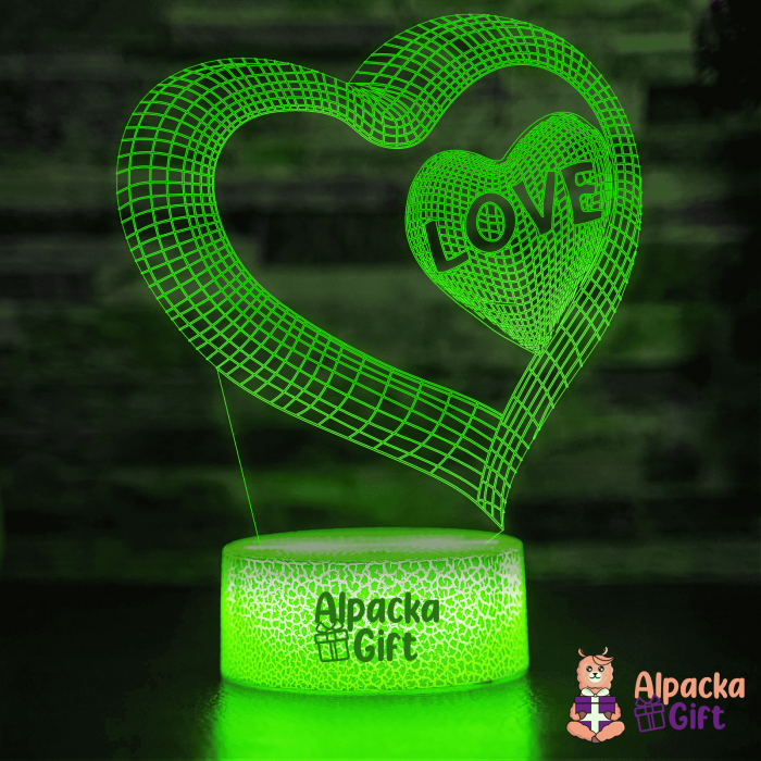 Lampă 3D Inimă LOVE 3 [2]