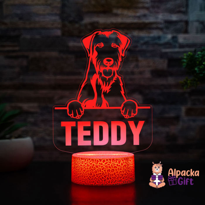 Lampă 3D - Ogar Irlandez (Irish Wolfhound) [2]