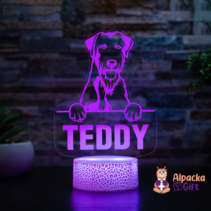 Lampă 3D - Ogar Irlandez (Irish Wolfhound) [4]