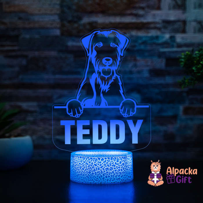 Lampă 3D - Ogar Irlandez (Irish Wolfhound) [3]