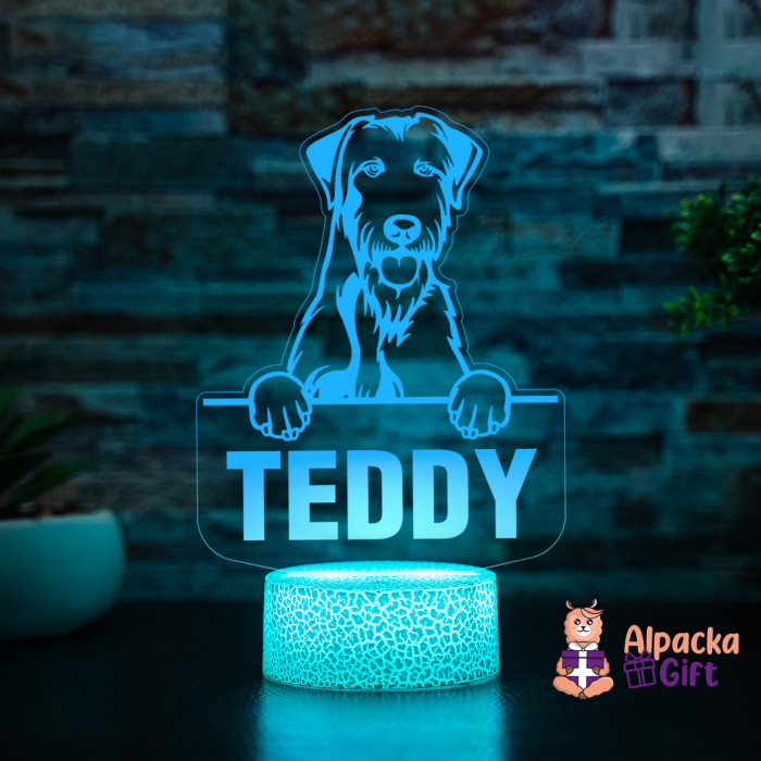 Lampă 3D - Ogar Irlandez (Irish Wolfhound) [5]