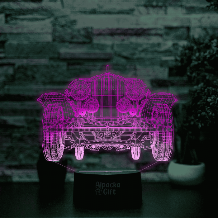 Lampă 3D - Mașină de epocă [3]