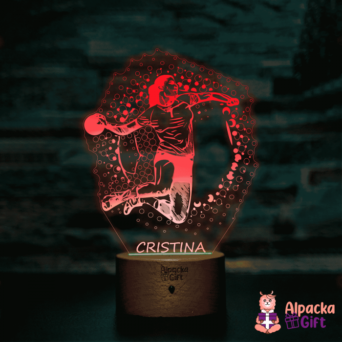 Lampă 3D - Jucătoare de Handbal [5]