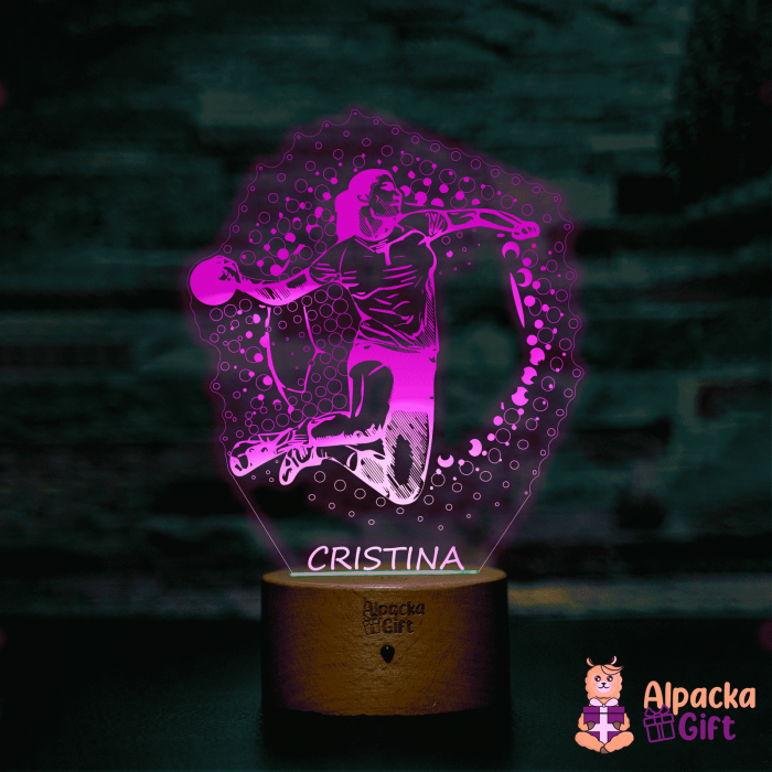 Lampă 3D - Jucătoare de Handbal [4]